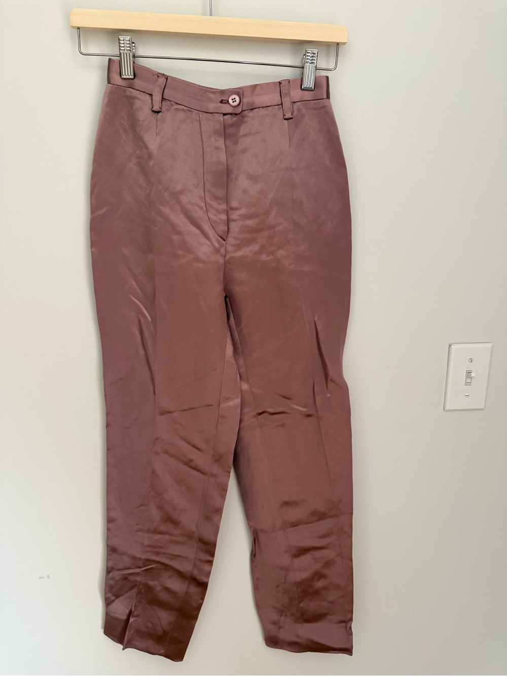 Prada Women's Dress Pants in Mauve Rose